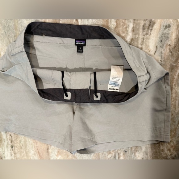 Women’s PATAGONIA Happy Hike light grey shorts- Size 10 - Picture 5 of 6